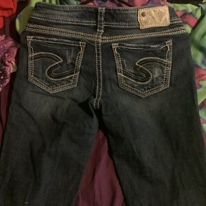 Silver Suki Jeans